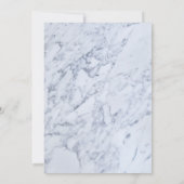 Virtuele trouwfeest marmeren uitnodiging (Achterkant)