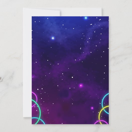 Virtuele uitnodiging op feestdag (Achterkant)