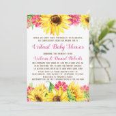 Virtuele uitnodiging voor Baby shower (Staand voorkant)