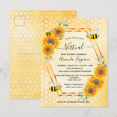 Virtuele uitnodiging voor het baby shower van scha (Voorkant / Achterkant)