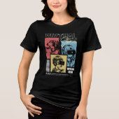 Virtuele verhalen Retro Anime VR-gaming Tri-Blend Shirt (Voorkant)