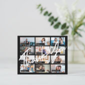 Virtuele verjaardagsaangepast 12 foto-elegant beda (Staand voorkant)