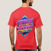 Virtuele veroveraar t-shirt (Achterkant)