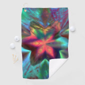 Virtuele vuil over sinaasappel met kaleidoscoop va golfhanddoek (Insitu)