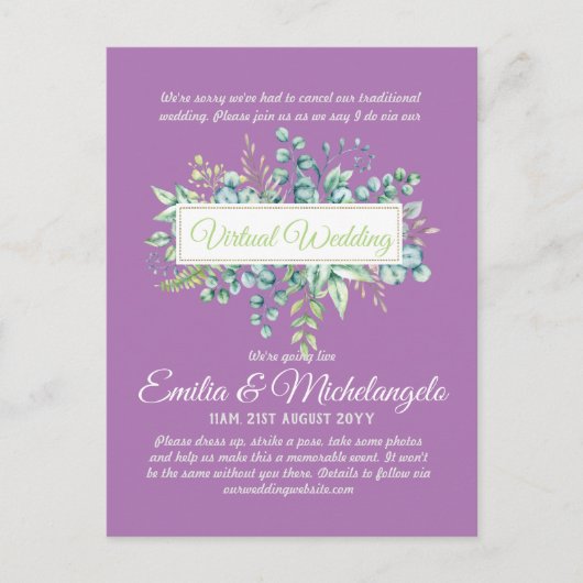 Virtuele weddenschapsvideo Chat Live Streaming nod Briefkaart (Voorkant)