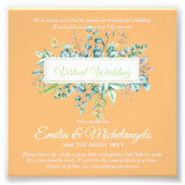 Virtuele weddenschapsvideo Chat Live Streaming nod Foto Afdruk (Voorkant)