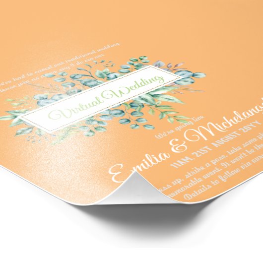 Virtuele weddenschapsvideo Chat Live Streaming nod Foto Afdruk (Hoek)