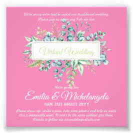 Virtuele weddenschapsvideo Chat Live Streaming nod Foto Afdruk