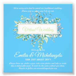 Virtuele weddenschapsvideo Chat Live Streaming nod Foto Afdruk