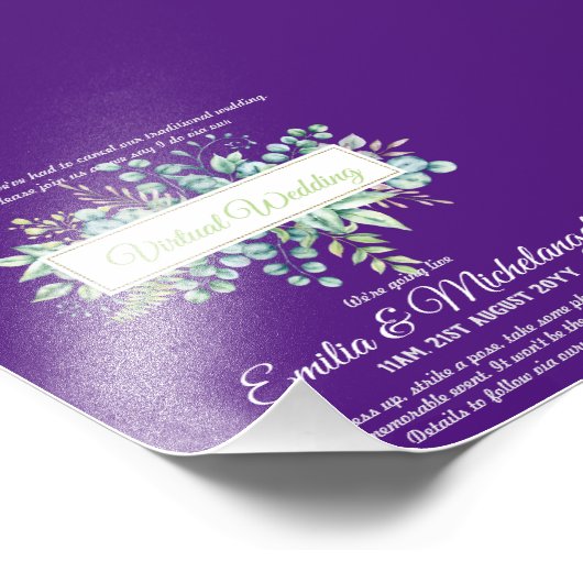 Virtuele weddenschapsvideo Chat Live Streaming nod Foto Afdruk (Hoek)