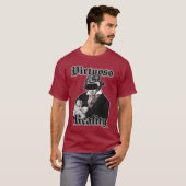 Virtuoso Reality Funny High Tech Beethoven T-shirt (Voorkant volledig)