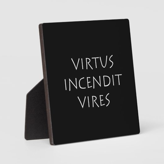 Virtus incendit vires fotoplaat (Voorkant)