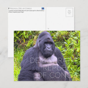 Virunga, Democratische Republiek Congo Reizen Briefkaart