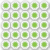 Virus Bacteriën Kiembaard Medisch Ziekedag Planner Sticker (Voorkant)