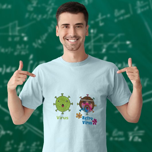 Virus en Retro Virus Funny T-shirt