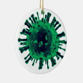 Virus Keramisch Ornament (Rechts)