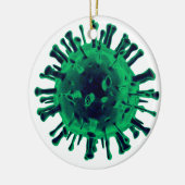Virus Keramisch Ornament (Links)
