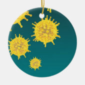 virus keramisch ornament (Voorkant)