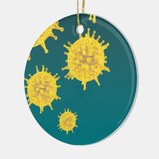 virus keramisch ornament (Links)