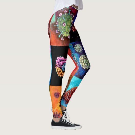 Virus-Leggings! Leggings (Rechts)