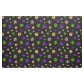 virus op zwart stof (Fat Quarter)