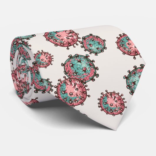 Virus Stropdas (Opgerold)