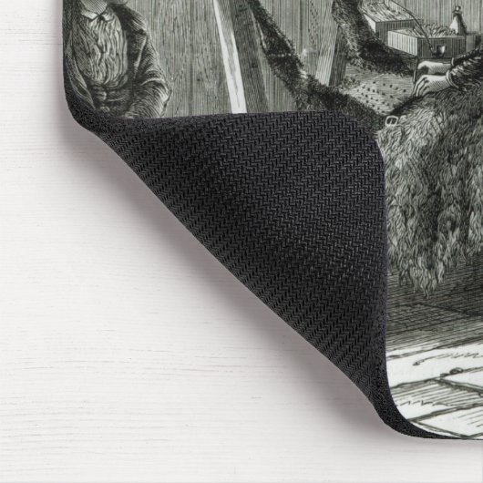 Virus uit het kalf halen muismat (Hoek)