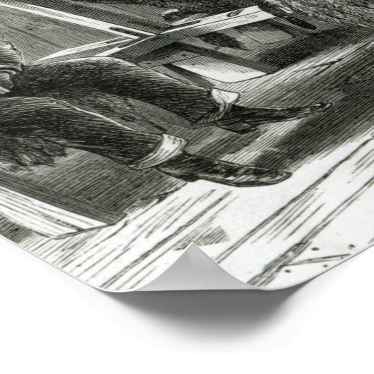 Virus uit het kalf halen poster (Hoek)