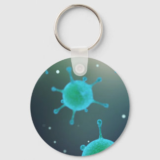 Virus vergroot sleutelhanger