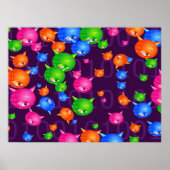 Virusachtergrond Poster (Voorkant)