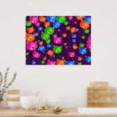 Virusachtergrond Poster (Keuken)