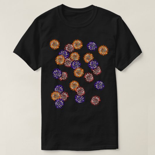 Virussen Klassieke TShirt (Design voorkant)