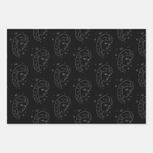 Virusset van 3 papierreeksen voor overvulling inpakpapier vel (Voorkant)