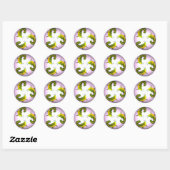 Vis 02k3v ronde sticker (Vel)