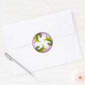 Vis 02k3v ronde sticker (Envelop)