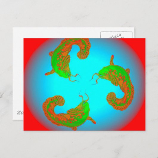 Vis 02k3vi briefkaart (Voorkant / Achterkant)