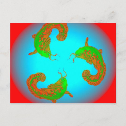 Vis 02k3vi briefkaart (Voorkant)