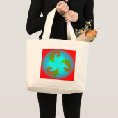 Vis 02k3vi grote tote bag (Voorkant (product))
