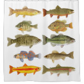 Vis 2-schoengordijn douchegordijn (Voorkant)