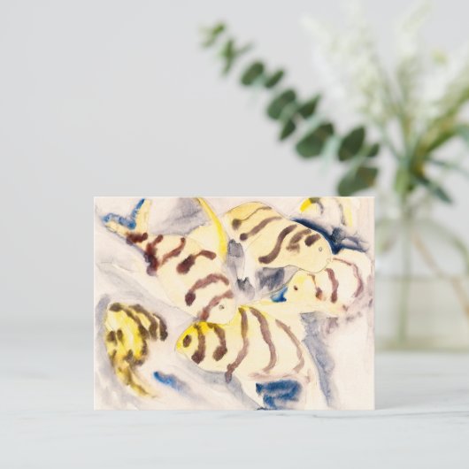 vis 3 | Charles Demuth | Briefkaart (Staand voorkant)