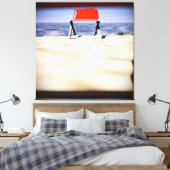 VIS A VIS 3D Computer ART Digital Realism Canvas (Insitu (Slaapkamer))