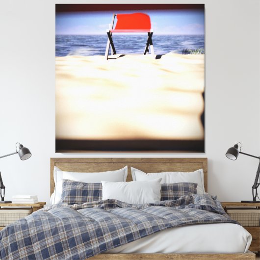 VIS A VIS 3D Computer ART Digital Realism Canvas Afdruk (Insitu (Slaapkamer))