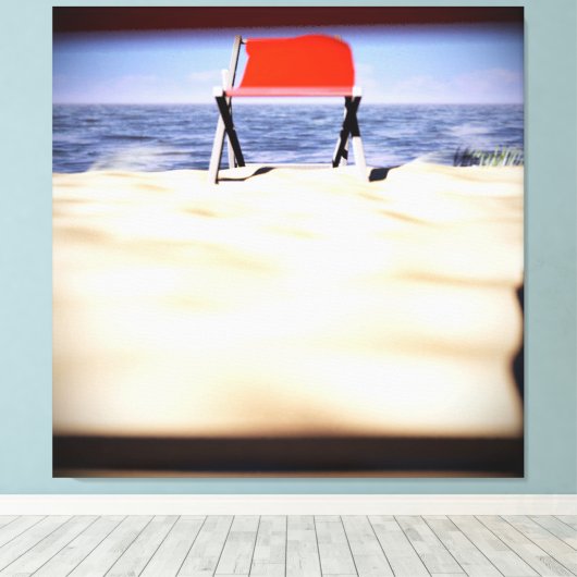 VIS A VIS 3D Computer ART Digital Realism Canvas Afdruk (Insitu (Houten vloer))