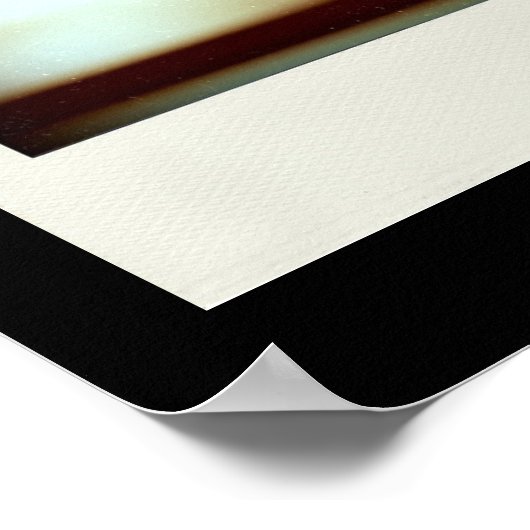 Vis-à-vis variatie 3D Computer Art zwart poster (Hoek)