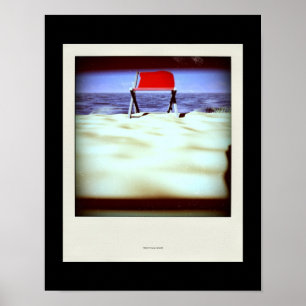 Vis-à-vis variatie 3D Computer Art zwart poster