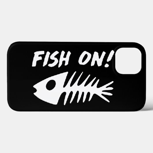 vis aan! Case-Mate iPhone case (Achterkant (horizontaal))