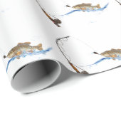 Vis aan de haak cadeaupapier (Rol Hoek)