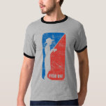 Vis aan! t-shirt<br><div class="desc">Vis op! Geïnspireerd door de NBA logo.</div>