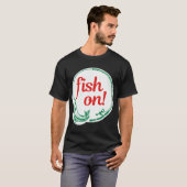 Vis Aan! Visstickers T-shirt (Voorkant volledig)