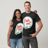 Vis Aan! Visstickers T-shirt (Unisex)
